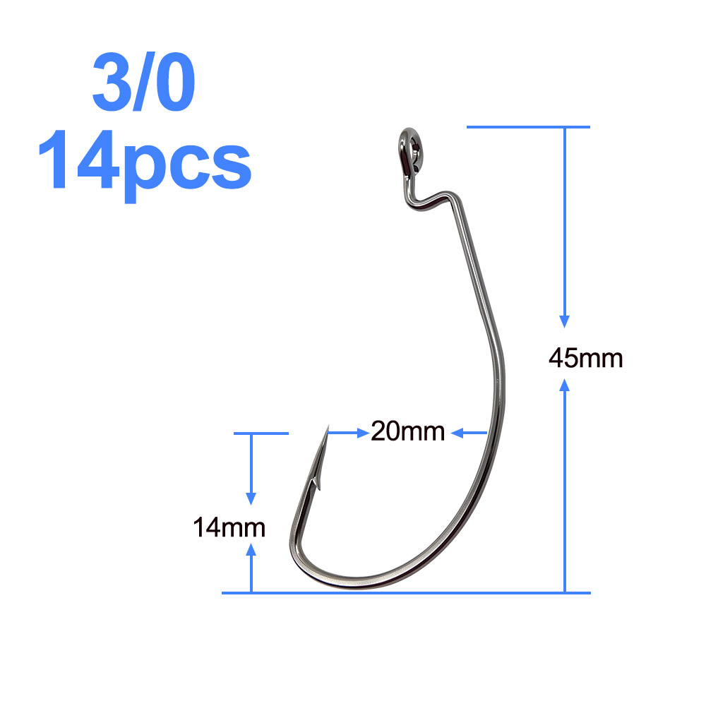 خطاف صيد من الفولاذ الكربوني م - مراجعة Fishing Hook Offset وسعره