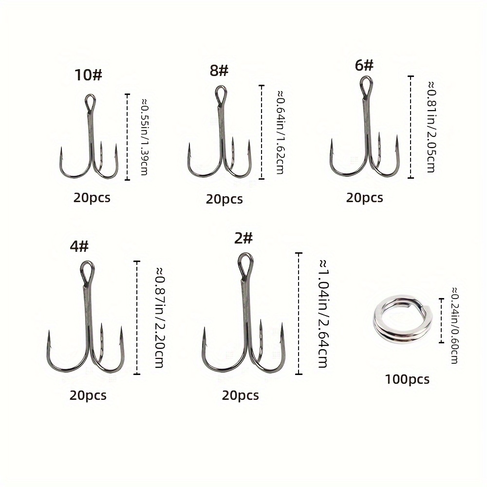 200 قطعة من خطافات الصيد الثلا - مراجعة Fishing Hook Circle وسعره