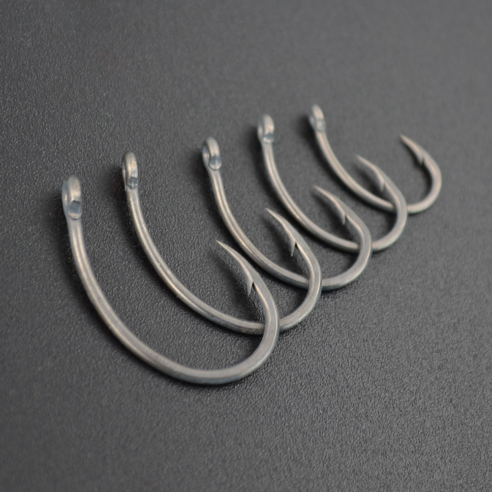 خطافات صيد سمك الشبوط هيريسي 5 - مراجعة Fishing Hook Barbless وسعره