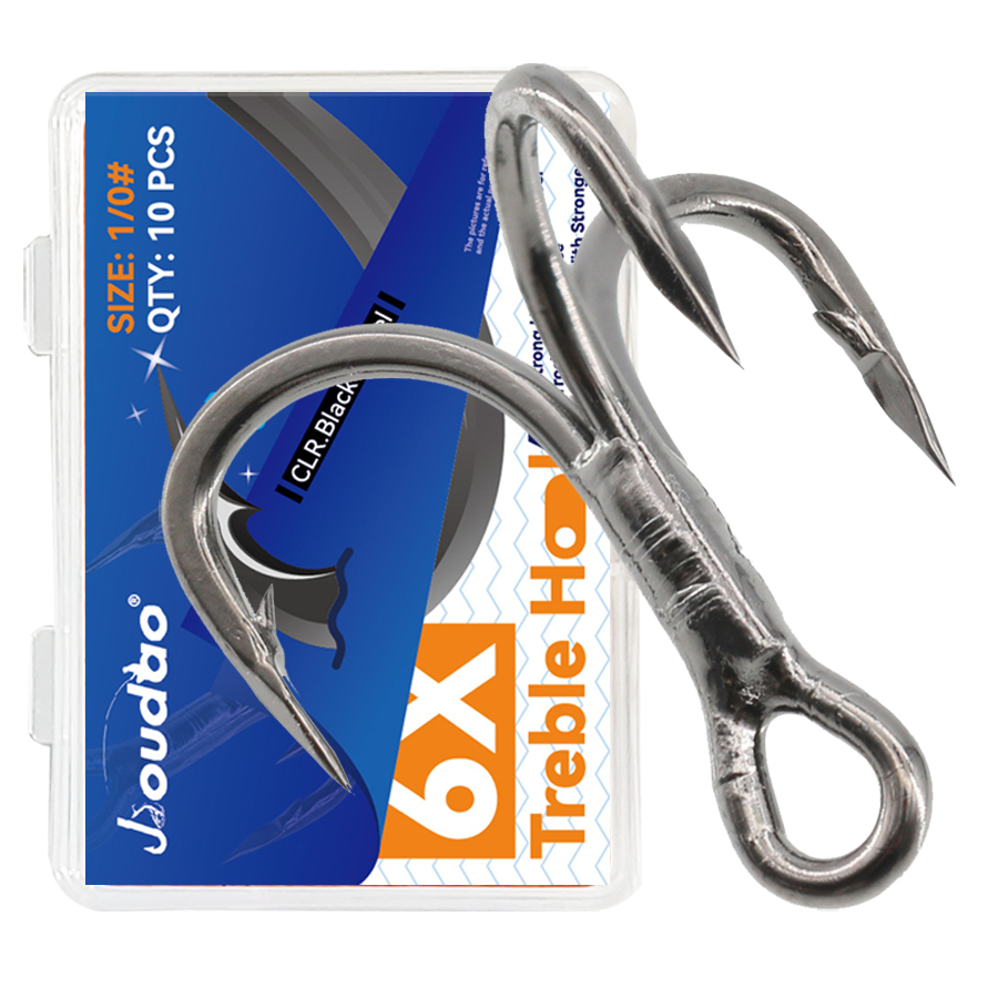 6X الصيد ثلاثة أضعاف السنانير  - مراجعة Fishing Hook Offset وسعره