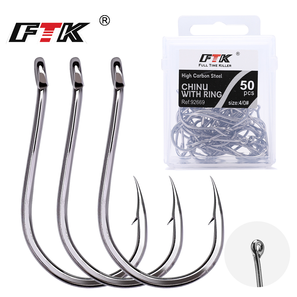 FTK-اليابان عالية الكربون الصل - مراجعة Fishing Hook Circle وسعره